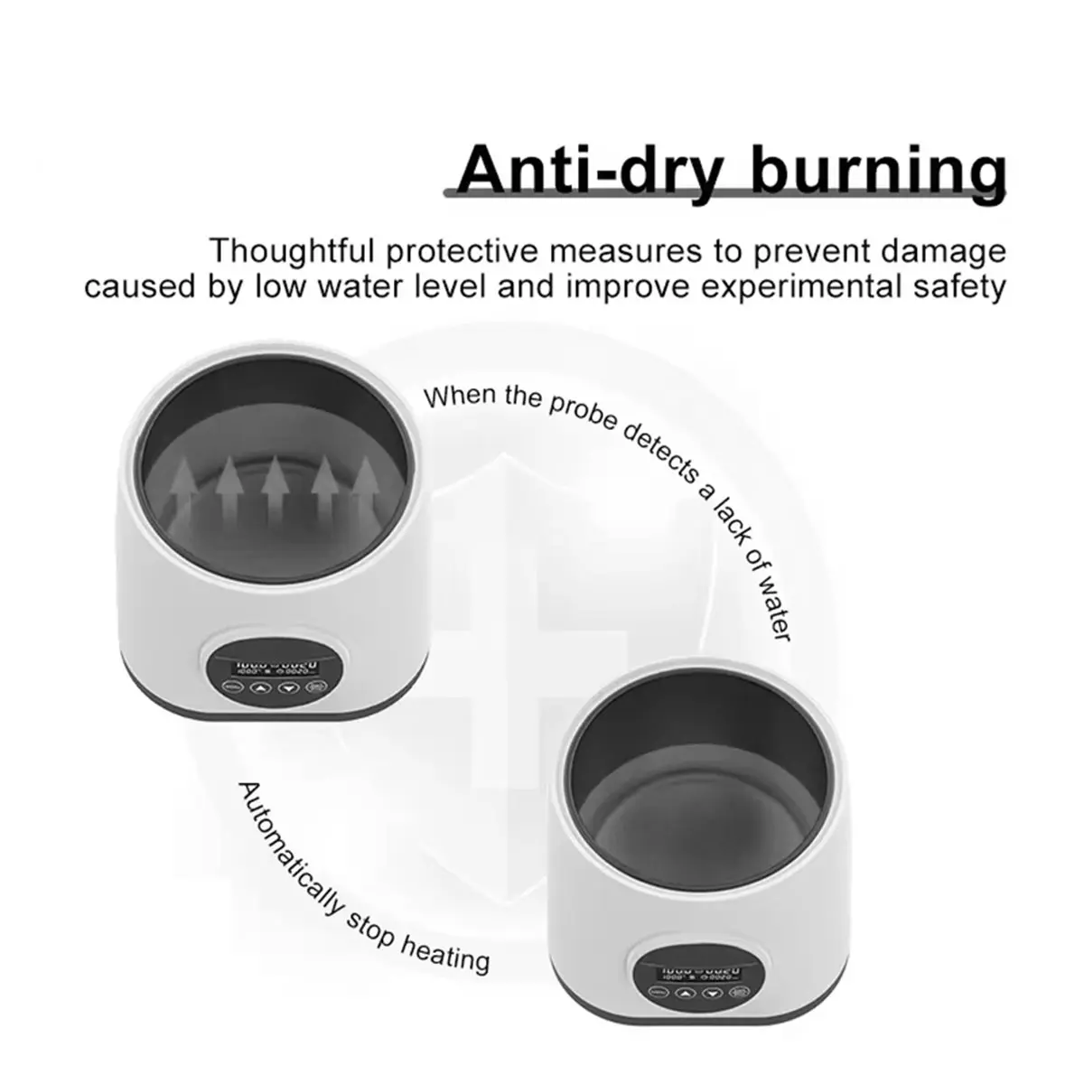 Budget-Friendly-Water Bath Laboratory Constant Temperature Digital Display Anti-Dry Burning Function 2L EU Plug