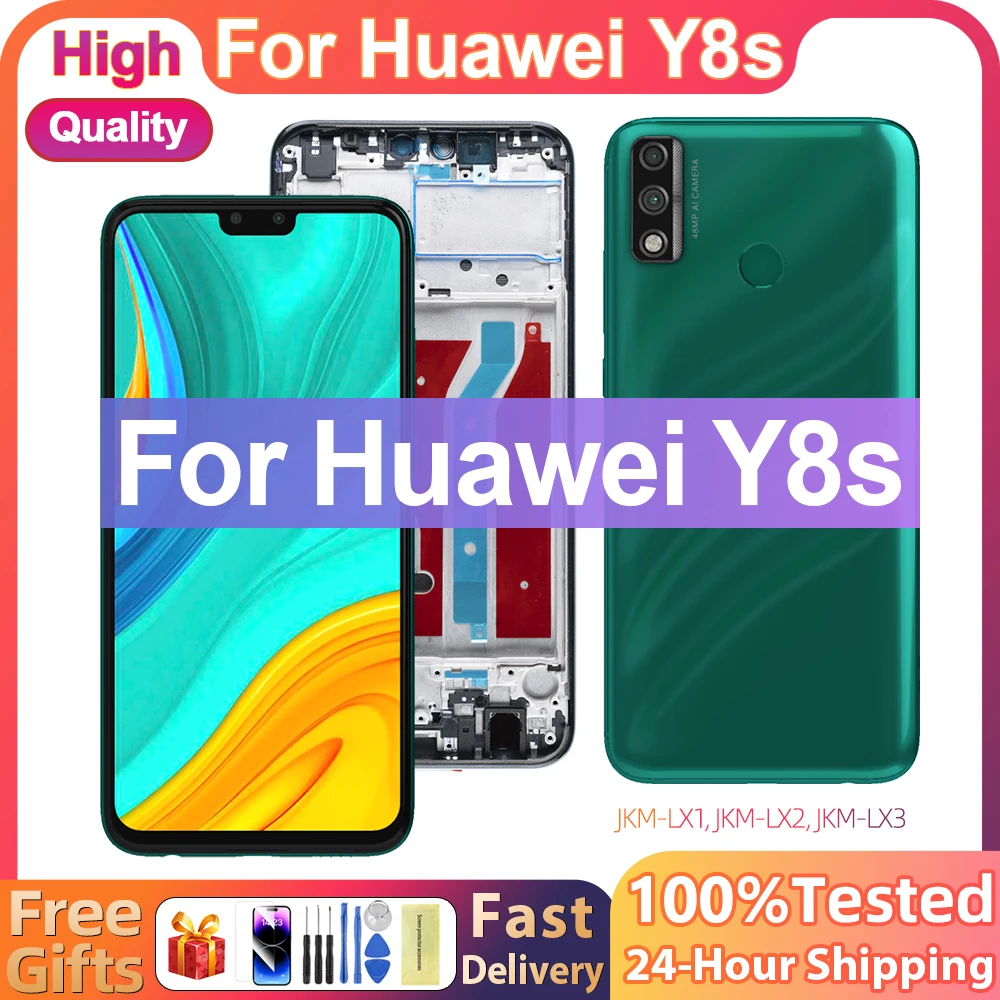 

100% Tested LCD Display For Huawei Y8S LCD For Huawei Y8S JKM-LX1 JKM-LX2 Display LCD Screen Touch Digitizer Assembly