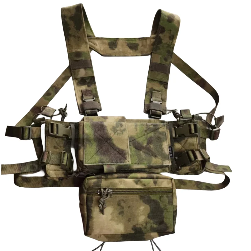 MK4 Micro Gear Chest Rig Bags for W/ 5.56 Mag Pouch Plate Carrier Chaleco Tactico Camouflage Close Combat Airsoft