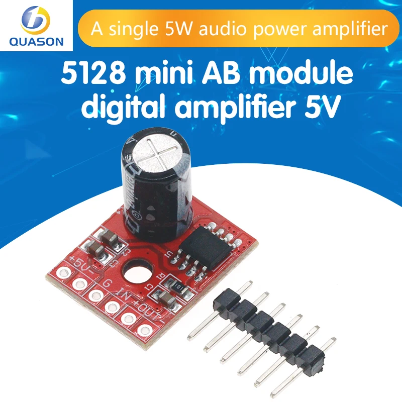 5128 Mini Class AB Module Digital AmplifierS Board 5V Mono 5W Audio Power Amplifier VS8871 SFT-MY28