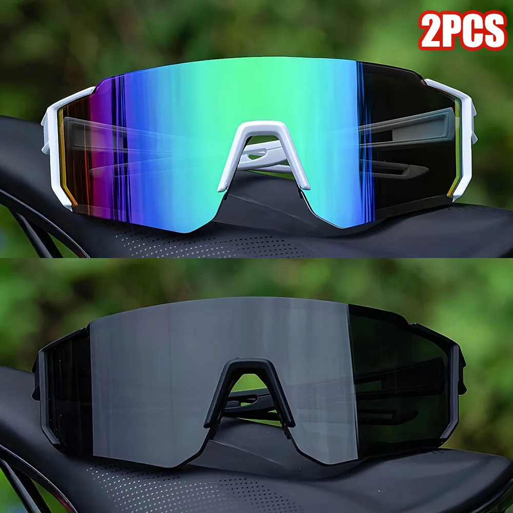 1_2PCS Men's Large Frame Fashion Glasses Lightweight Durable for Daily Life Activities Casual Style Ordinary Decorative Glasses