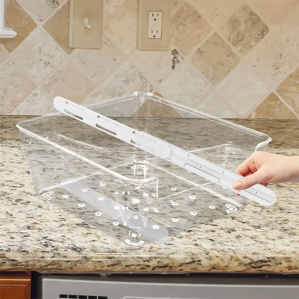 

4pcs Slide Rail Storage Box Drawer Glides Adhesive Rails Cabinet Sliders Organizer Bins Furniture Tracks Kitchen Bedroom