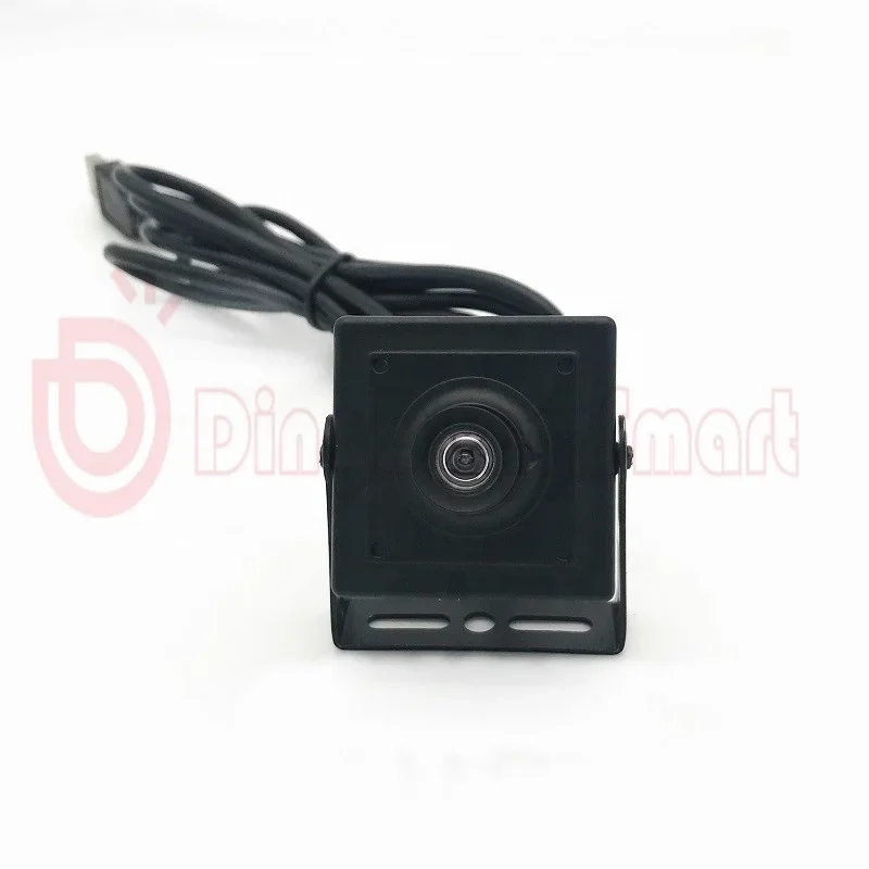 No-Distortion Lens 5MP 2592x1944 Mini CCTV USB box Camera Webcam UVC Free Driver