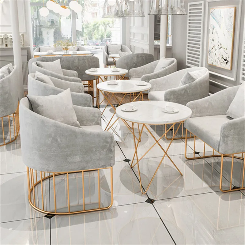 Nordic Card Seat Sofa Chair Leisure Chair Cafe Dessert Tea Shop Lazy Sofa Chairs Modern Home Living Room Chair