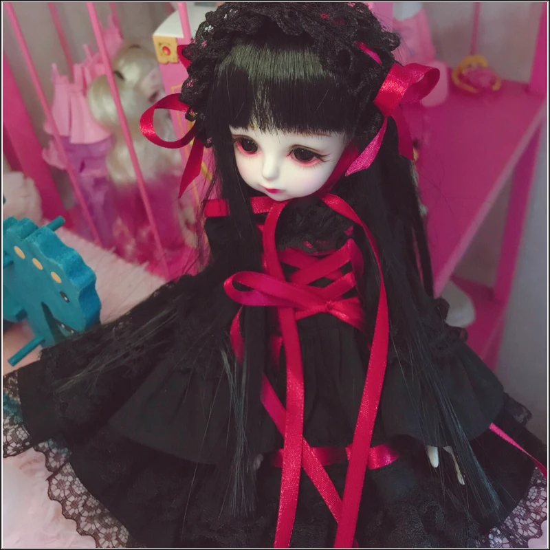 Custom BJD Doll Clothes 6 Colors Classic Dress 1/4 1/6 1/3 1/2 Elegant Princess Long Dress DD MSD YOSD Doll Accessories