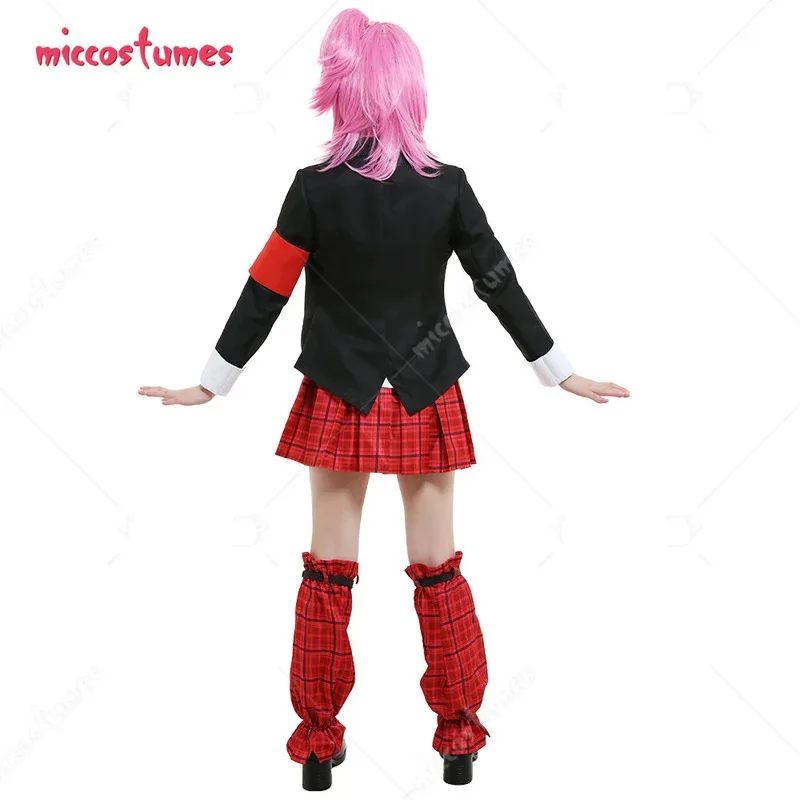 25COSWomen's JK Schlool موحدة مجموعة تأثيري حلي الزي مع حزام الخصر حقيبة الساق يغطي الذراع اكسسوارات التعادل أغطية الرأس