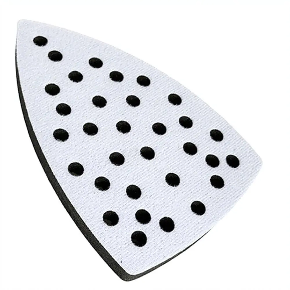 For Woersheng 98x148mm Triangle Sponge Interface Pad 32 Hole Soft Foam Buffer Protection For Woodworking Sanding Machine