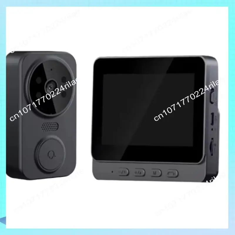 

A17Z IR Night Vision Беспроводной интеллектуальный видеодверной звонок с 4,3-дюймовым IPS-экраном, цифровым Wi-Fi 2,4G, двусторонней аудиосвязью — безопасностью ваш вход