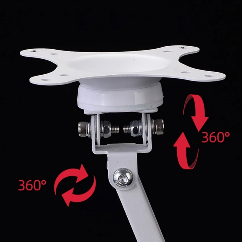 Monitor Wall Mounted Stand for Echo Show 15 Display 360° Rotating Aluminum Alloy Stand Folding Tablet view 5