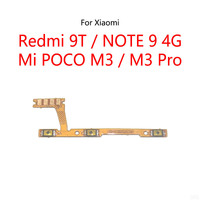 Power Button Switch Volume Mute Button On / Off Flex Cable For Xiaomi Redmi NOTE 9 4G / Mi POCO M3 Pro Pocophone / Redmi 9T