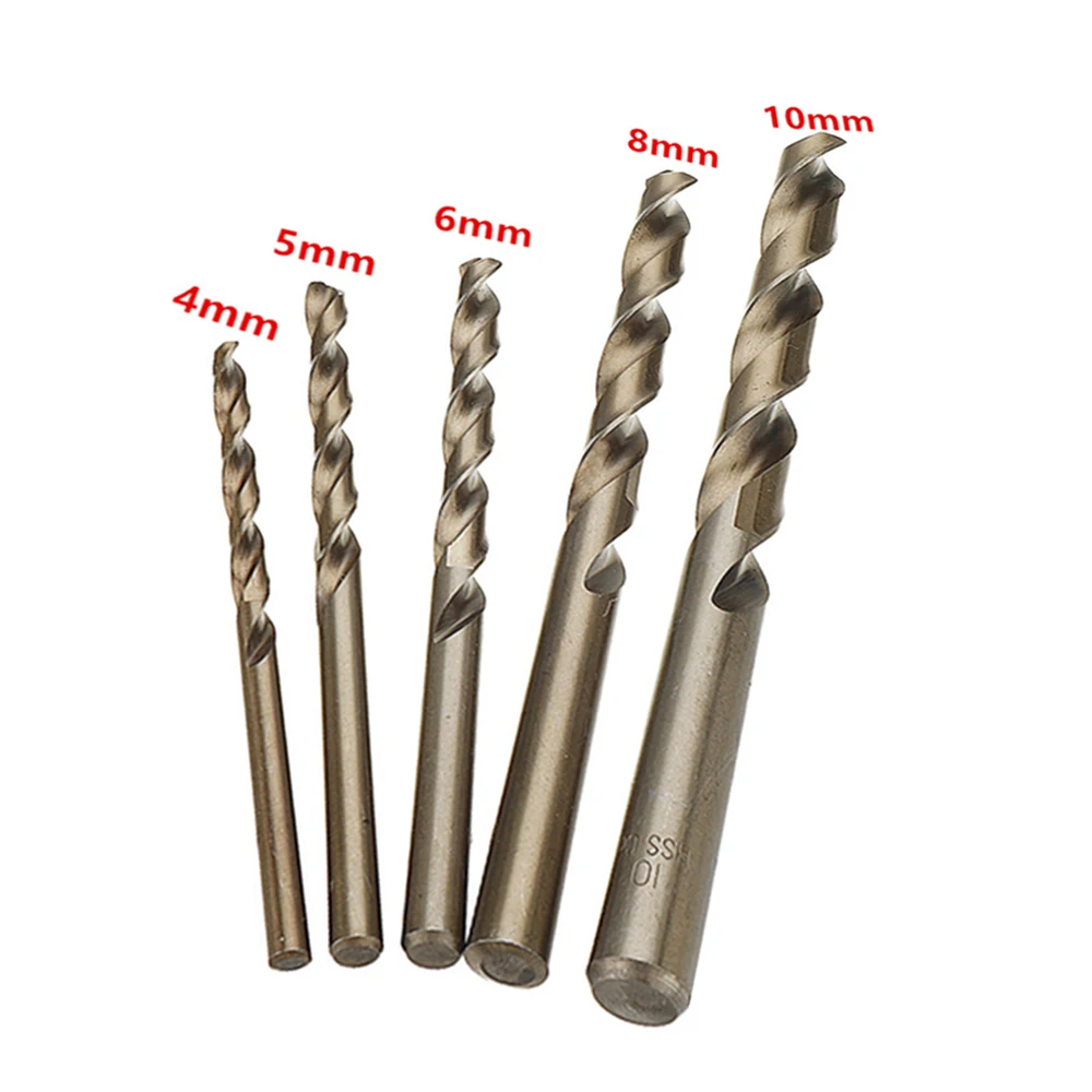 Hohe Quatity HSS-Co M35 Kobalt Gerade Schaft Twist Bohrer Power Werkzeug Zubehör Für Metall Edelstahl Bohren