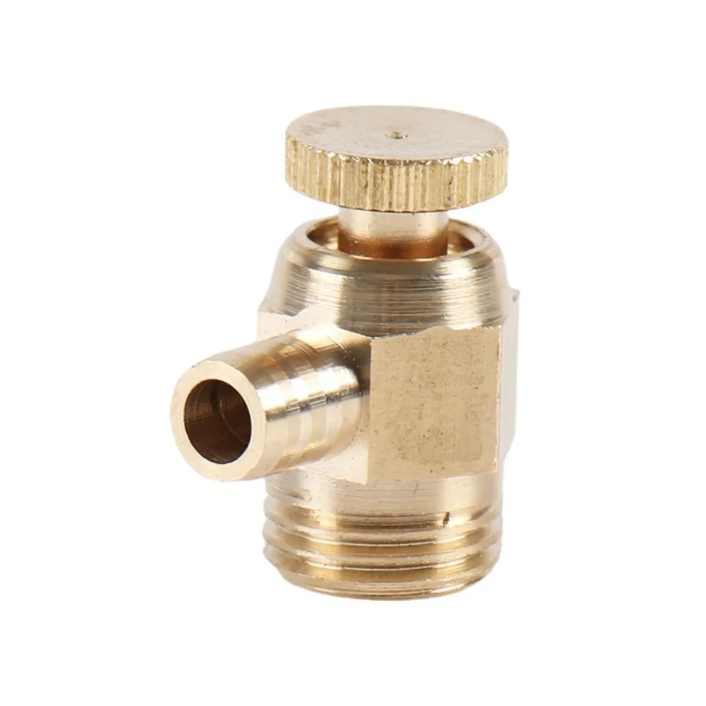 

G1/4 Male Pneumatic Exhaust Valve for Gas Heater Maintenance Brass Valve Stable Exhaust Flow and System Efficiency