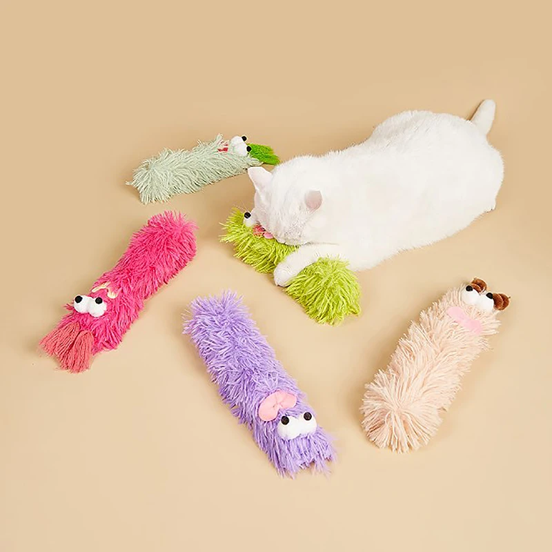 Cat Toy Funny Plush Catnip Toy Bite Resistant Teeth Cat Chew Toys Interactive Kitty Kick Sticks Play Toy Pet Supplies