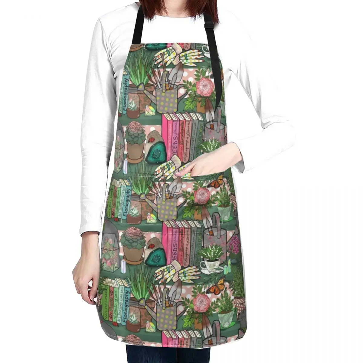 Fun Times Ahead, In the Garden Shed Apron Cute Kitchen Accessories Customizable Customizable Woman Apron