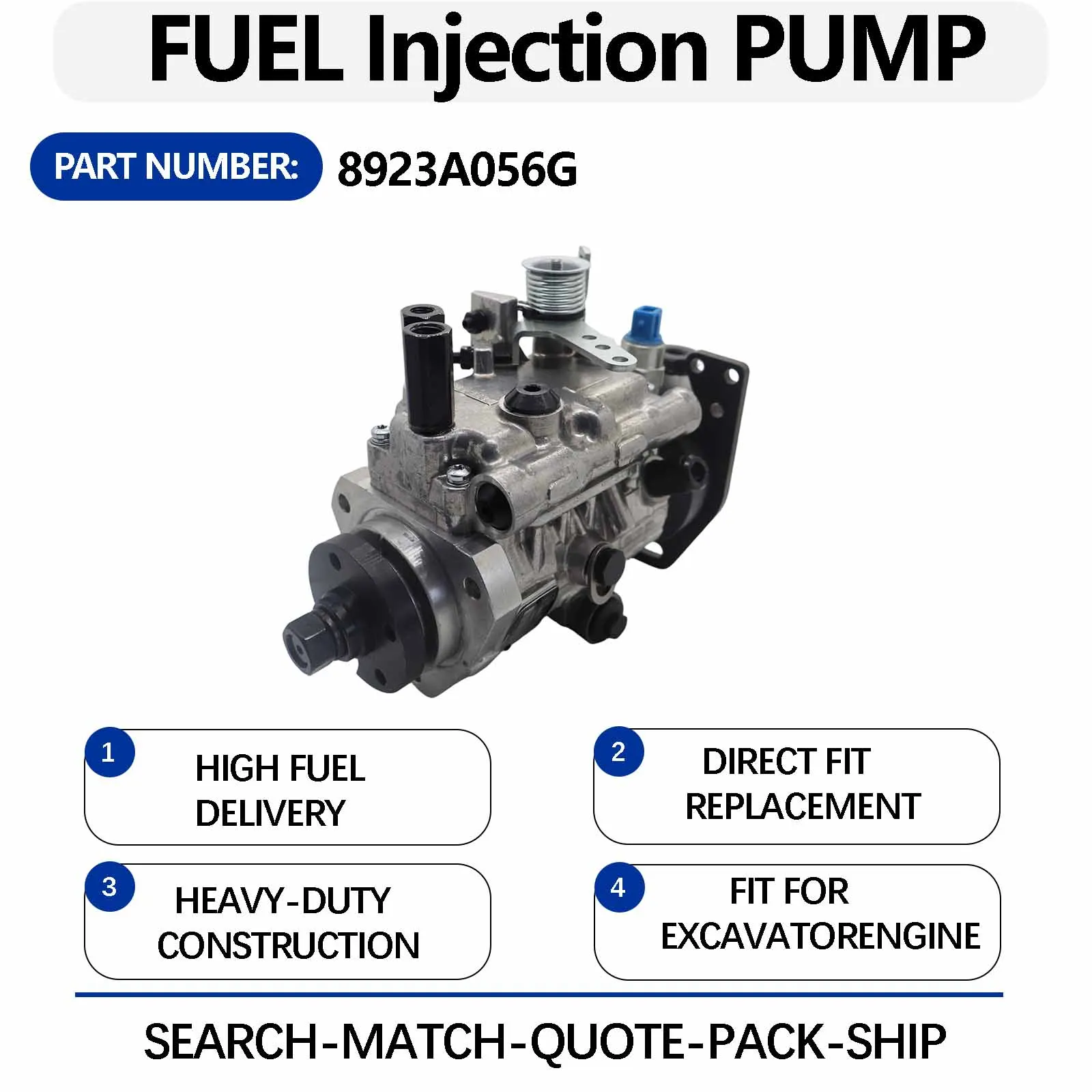 Fuel Injection Pump 8923A050G 8923A055G 8923A056G For Delphi DP200 DP210