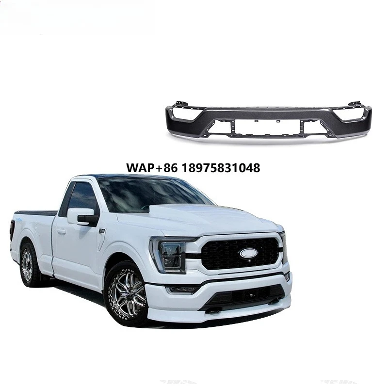 New High-quality Real Carbon Fiber MBJ-style Direct Replacement Front Bumper in Carbon Black Bolt-On for 2021-2024 for F-150
