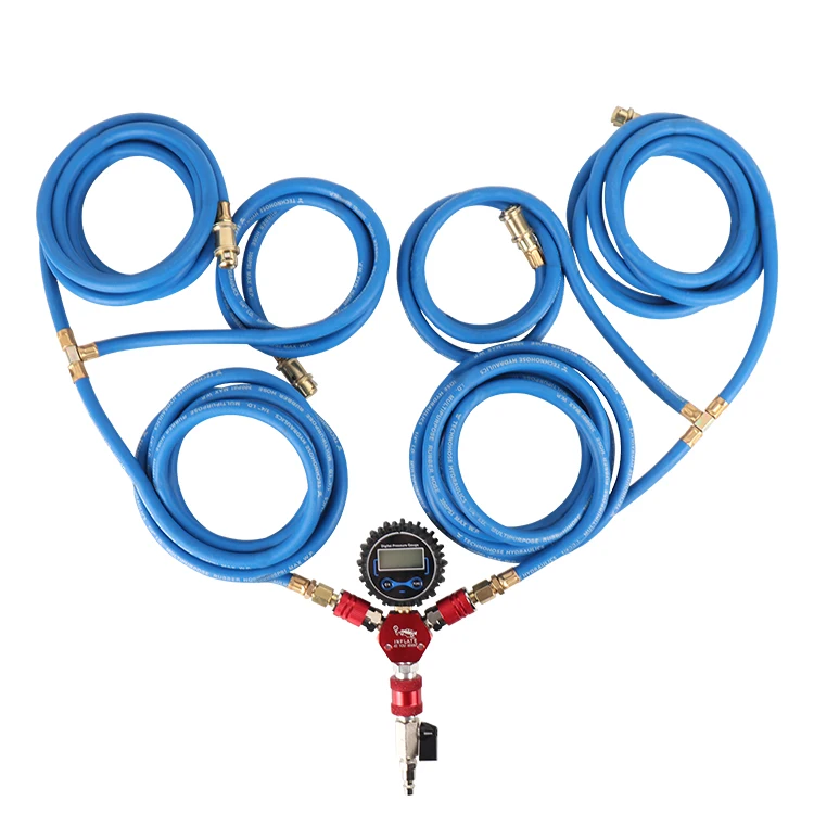 

4x4 Tire air Inflation System for off Road Car 4 Tires Digital Gauge