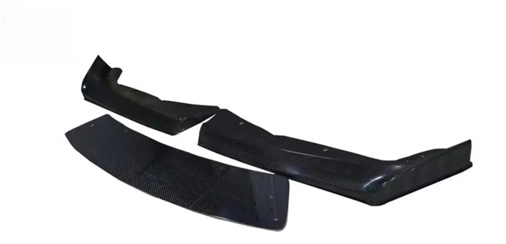 3-Piece Carbon Fiber Front Lip Kit Bumper Lip Canards Car Exterior Accessories for Toyota GT86 Subaru BRZ Bodykit