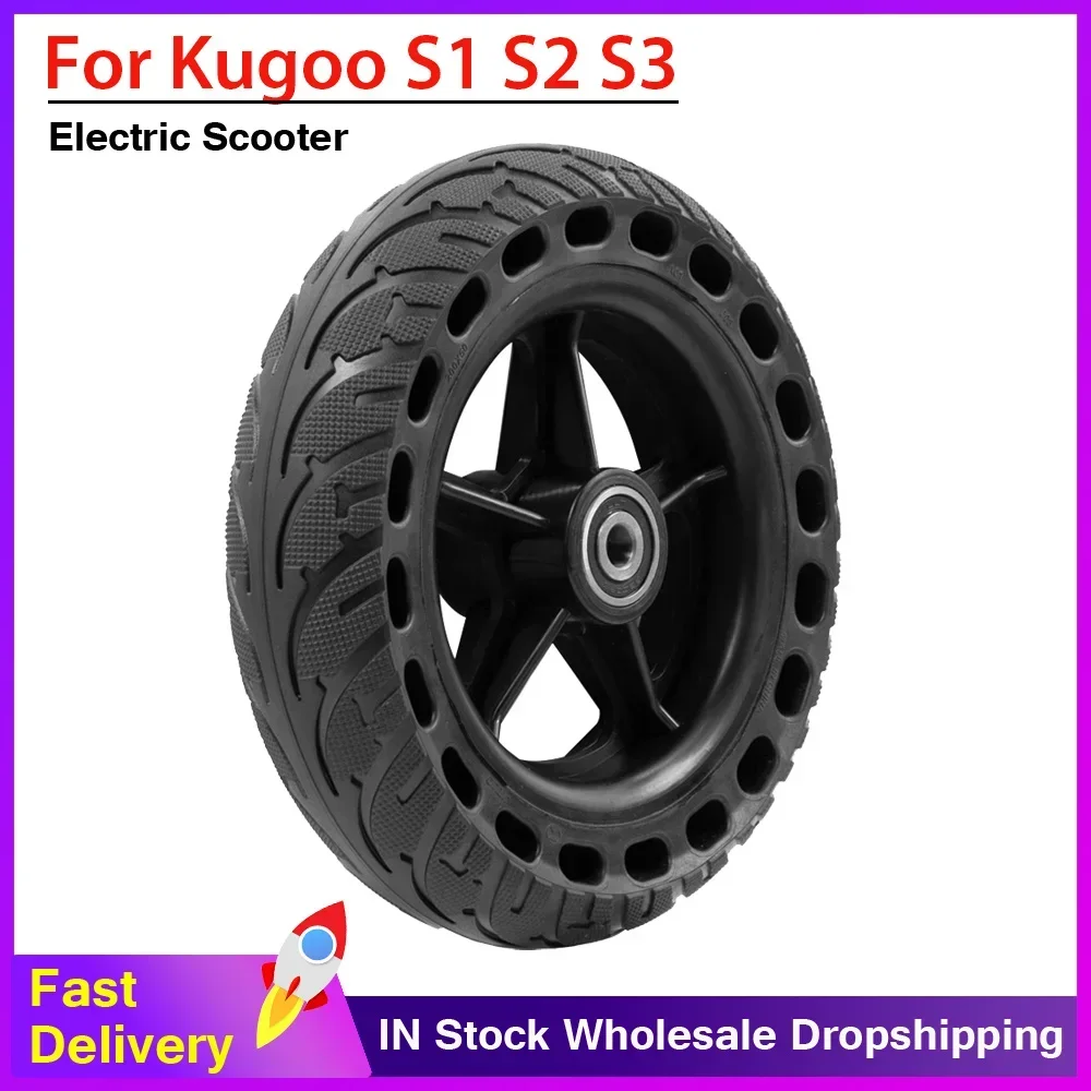 

8 Inch Wheel Hub Scooter Solid Honeycomb Tire 200x50 Electric Wheel Tire for Kugoo S1 S2 S3 Electric Scoote Explosion-proof Tire