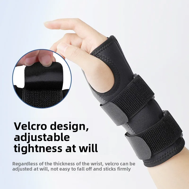Double Compression Wrist Splint Sports Wrist Guard with Adjustable Velcro Joint Fixed Strap Breathable Stretch for Injury Suppor