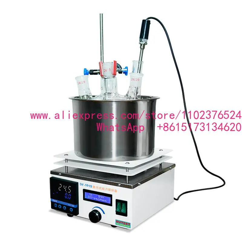 

Concentrated agitator Small water bath Pot Digital display Constant temperature heating oil bath Pot