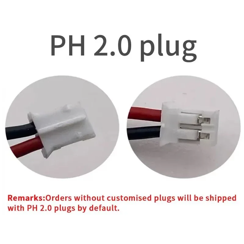 702020 Batería de polímero de litio 3,7 V 220 mAh para dispositivos de audio: auriculares Bluetooth, parlantes portátiles, auriculares inalámbricos