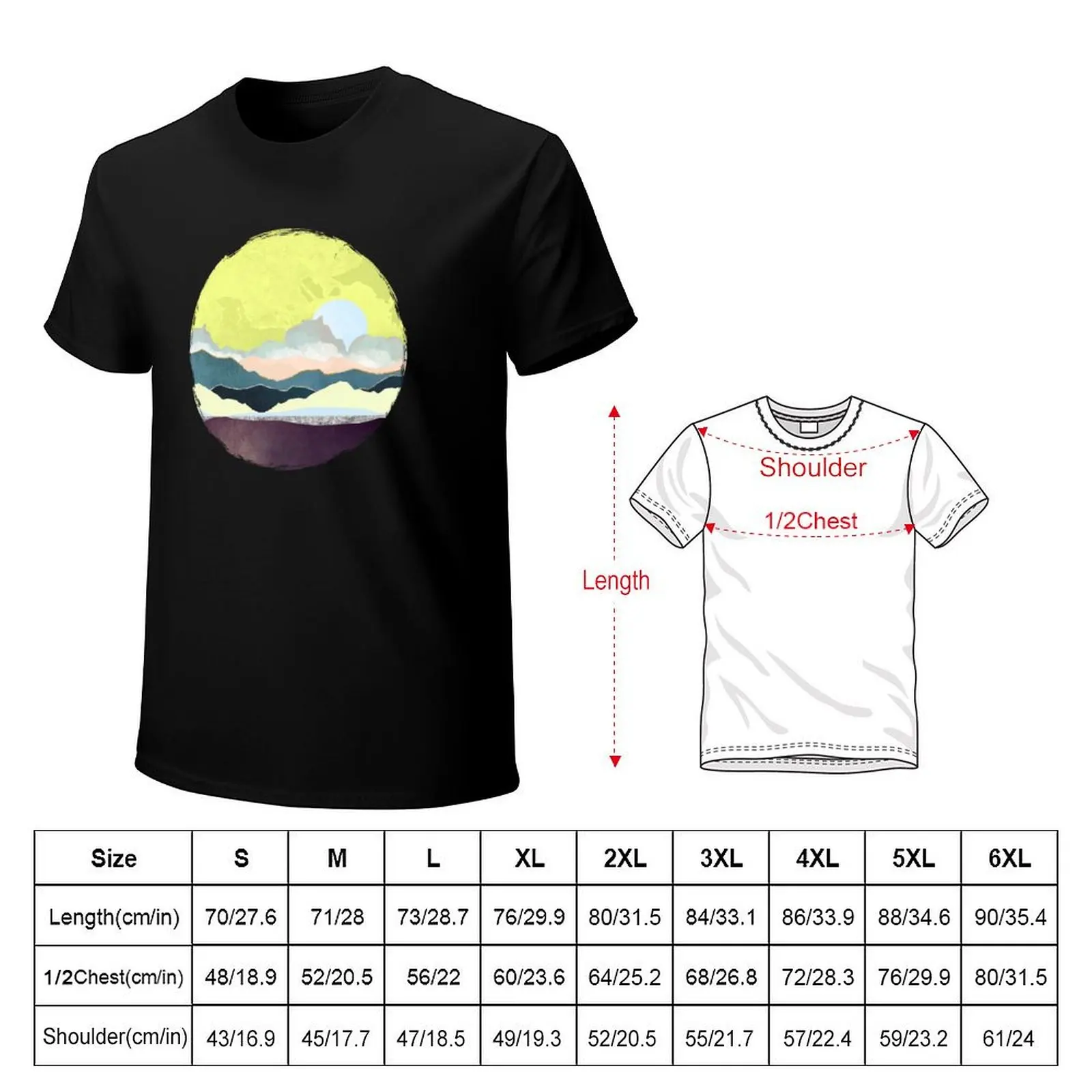 Pastel Afternoon T-Shirt Daily Wear Print T-Shirt