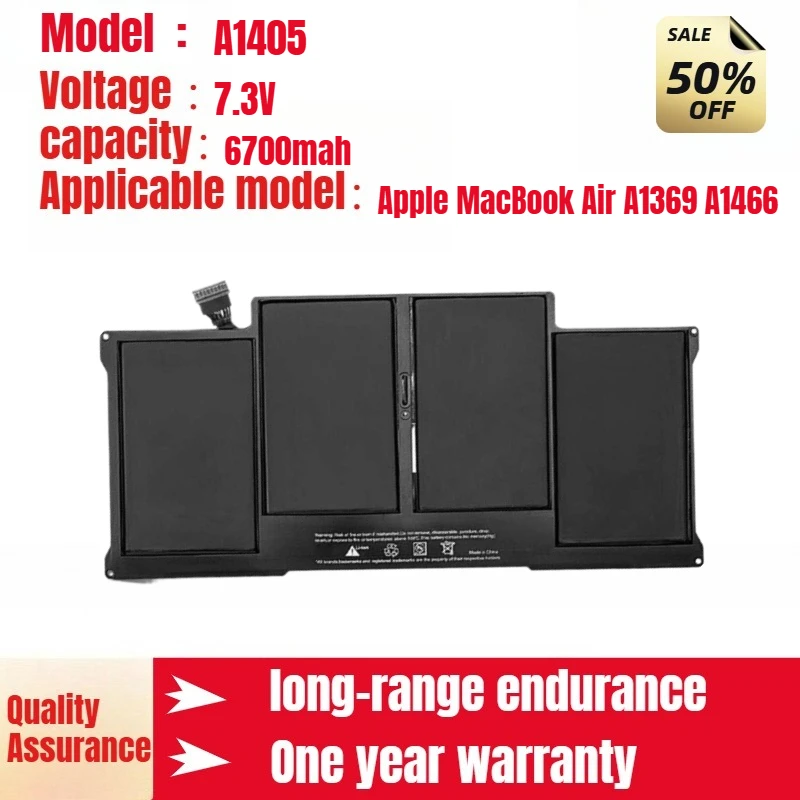

Для Apple MacBook Air A1369 A1466 ноутбук A1405 A1496 аккумулятор для ноутбука 7,3 В 6700 мАч