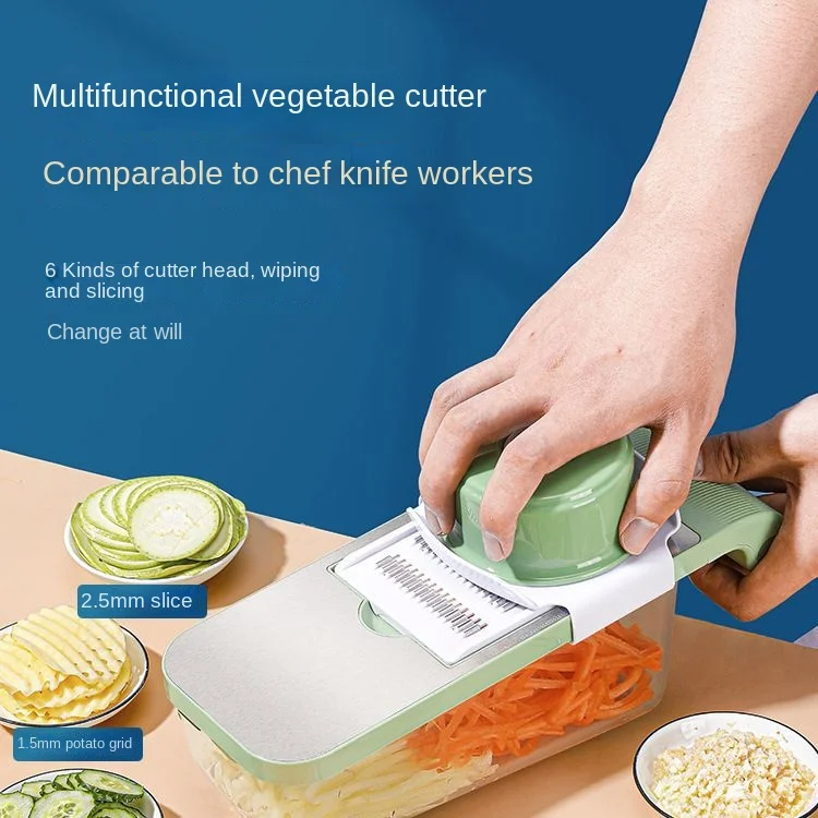 Potato grater, household coarse shredded kitchen vegetable slicer cutter wiper