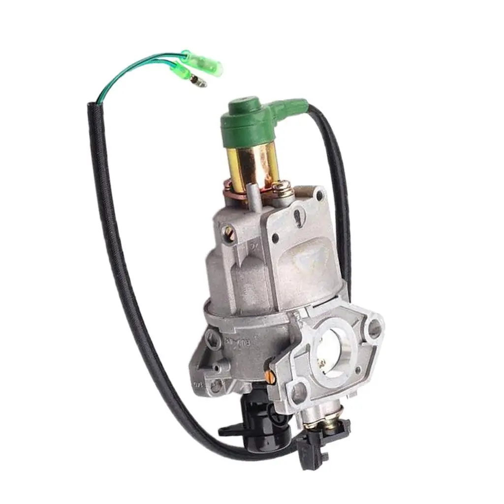 Zinc Carburetor with Solenoid Replacement for Honda GX390 188 Power Tool Generator Engine Motor Accessory