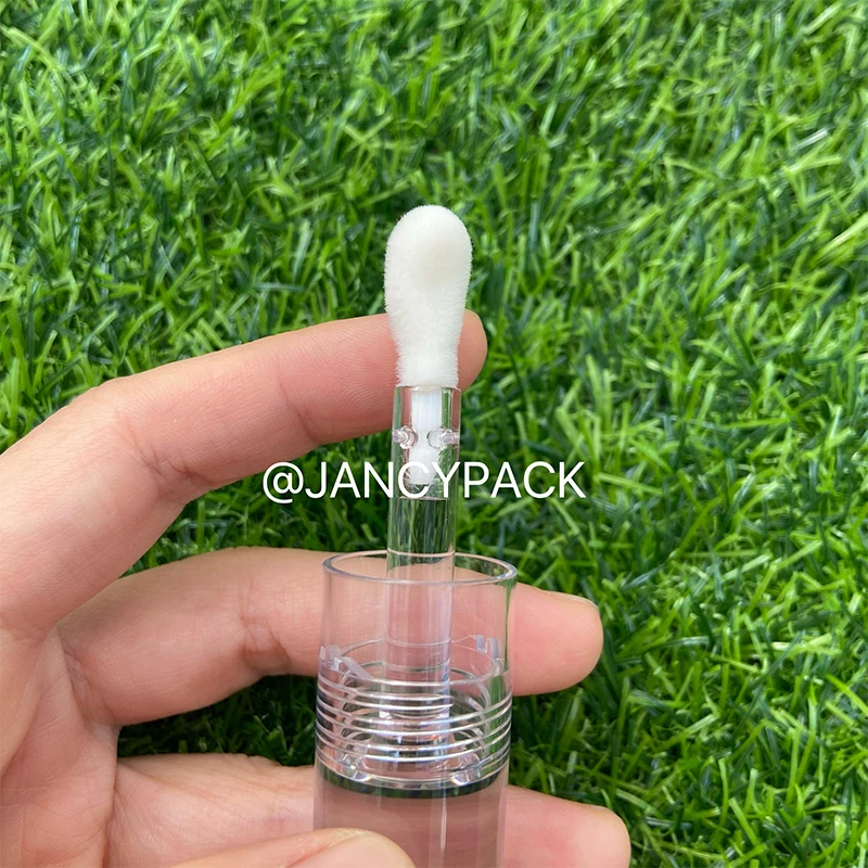 8.5ml full clear round Empty Lip Gloss Tube Clear Lip Balm Bottle Refillable Eyelash Growth Liquid Cosmetic Containers Lipstick