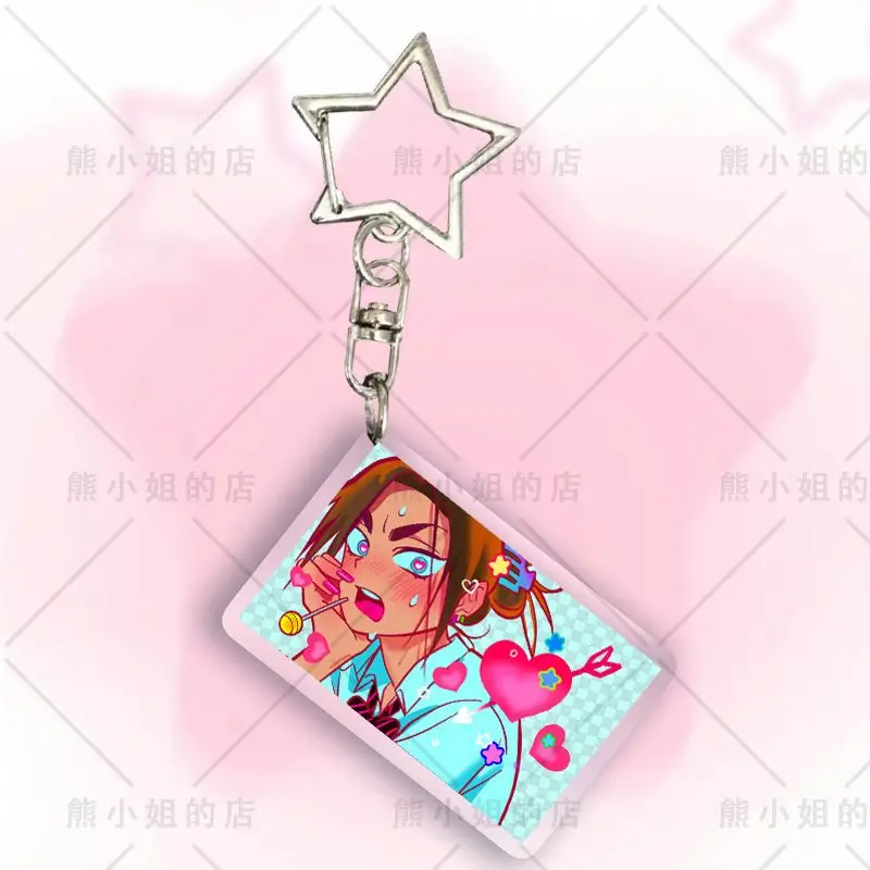 2025 Baru 6 Buah Gantungan Kunci Panggung Alien Anime Kartun Ivan Hingga Ivti Sua Pembantu Akrilik Liontin Gantungan Kunci Ransel Hadiah Dekorasi