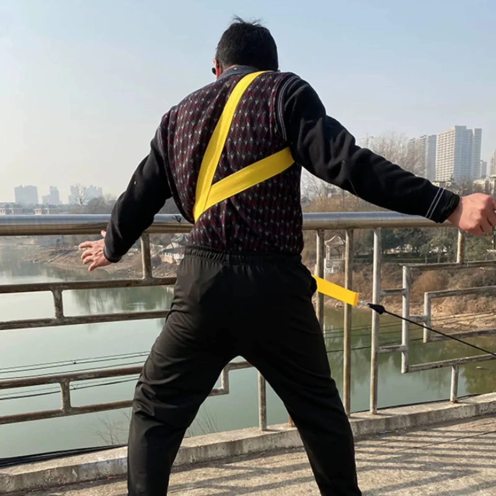 Rotation Training Belt Portable Golf Swing Coach Golf Swing Coach Rope Improves Clubhead Speed for Range, Field
