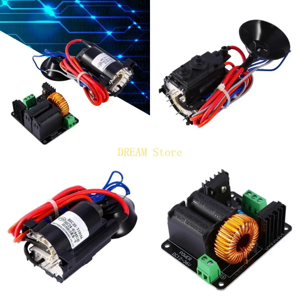 

ZVS Coil Marx Generator DC12V-36V 20A 200 Вт.