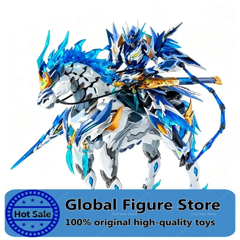 Auf Lager 100% Original Motorkern Mnp-Xh05 Zhao Yun Montiertes Legierungs-Schädel-Mecha Gottessegen-Stern mit Pferdemodell-Sammlung