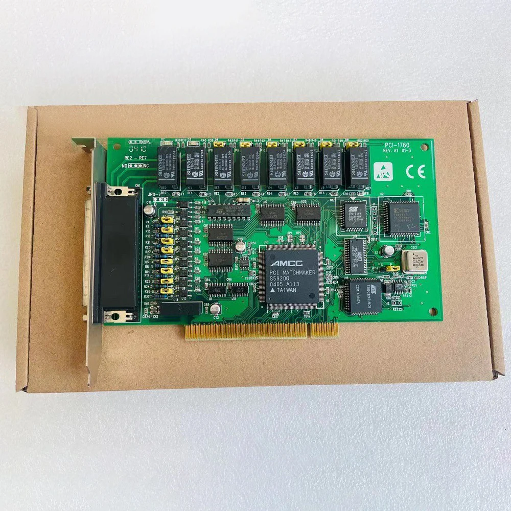 PCI-1760 REV.A1 For Advantech Data Capture Card 8-Channel Relay 8-Channel IDI Universal PCI Card High Quality Fast Ship