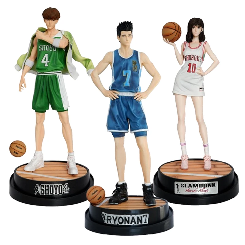 Slam Dunk Action Figure Akira Sendoh Kenji Fujima Haruko Akagi Figuras Toys Manga Figurine Anime GK Statue Model Ornaments Gift