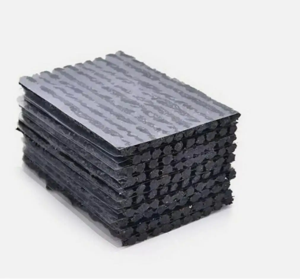 10Pc Car Tire Repair Tool Kit with Rubber Strips Tubeless Tyre Puncture Studding Plug Motorcycle Truck Vacuum Tire Repair Tool