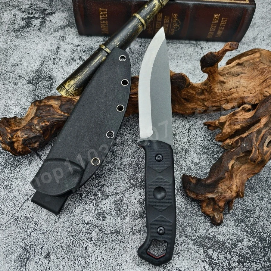 

Тактический нож Brakimo с лезвием D2 – рукоять из нейлона и стекловолокна – для кемпинга, активного отдыха и самообороны