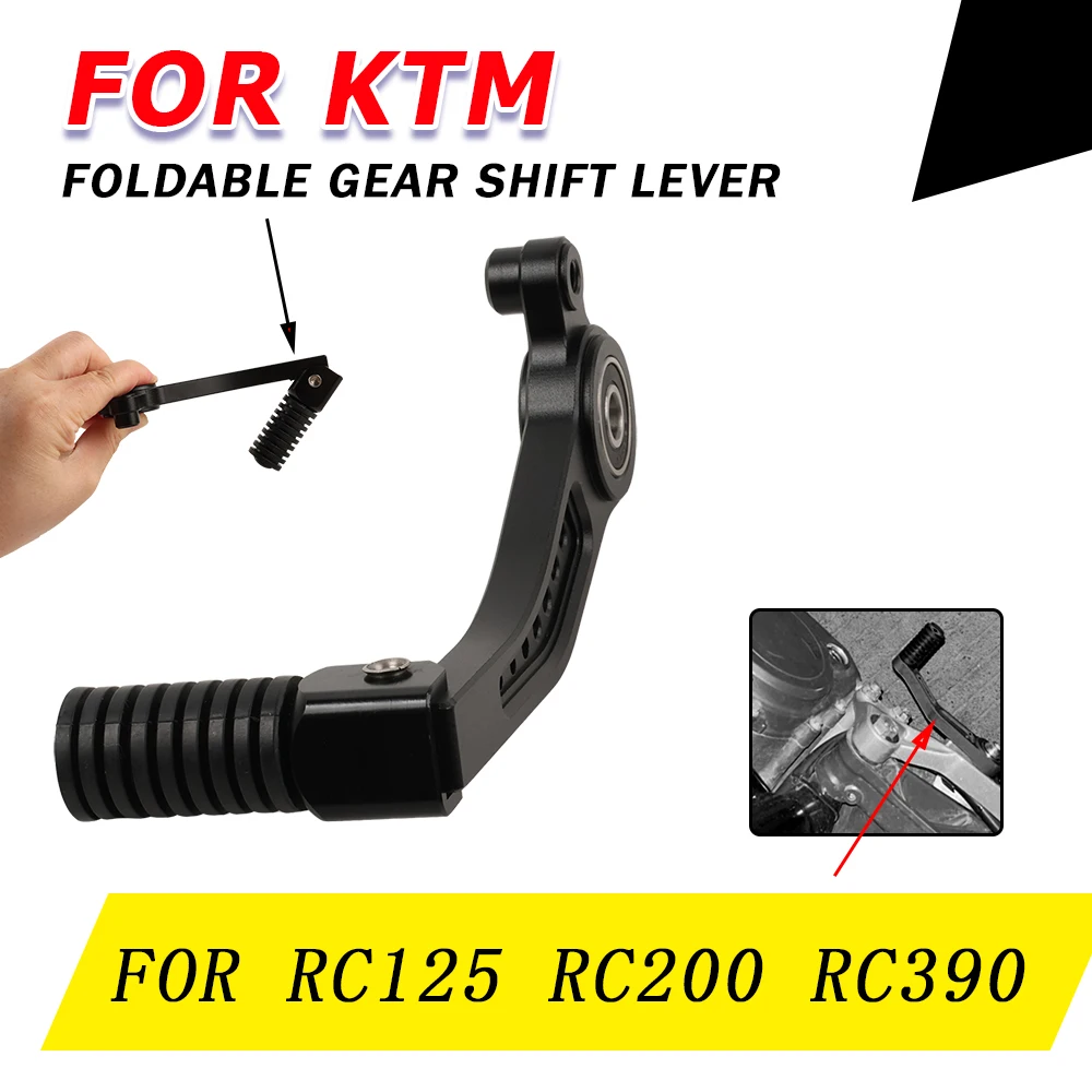 For KTM RC125 RC200 RC390 RC 125 200 390 2014 2015 2016 Motorcycle Accessories Left Shifter Pedal Foot Lever Change Shifter Rod