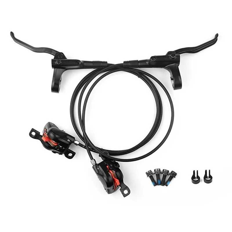 

MT200 hydraulic disc brake 2 pistons, inner wiring, suitable for 160/180mm discs, bicycle brake system