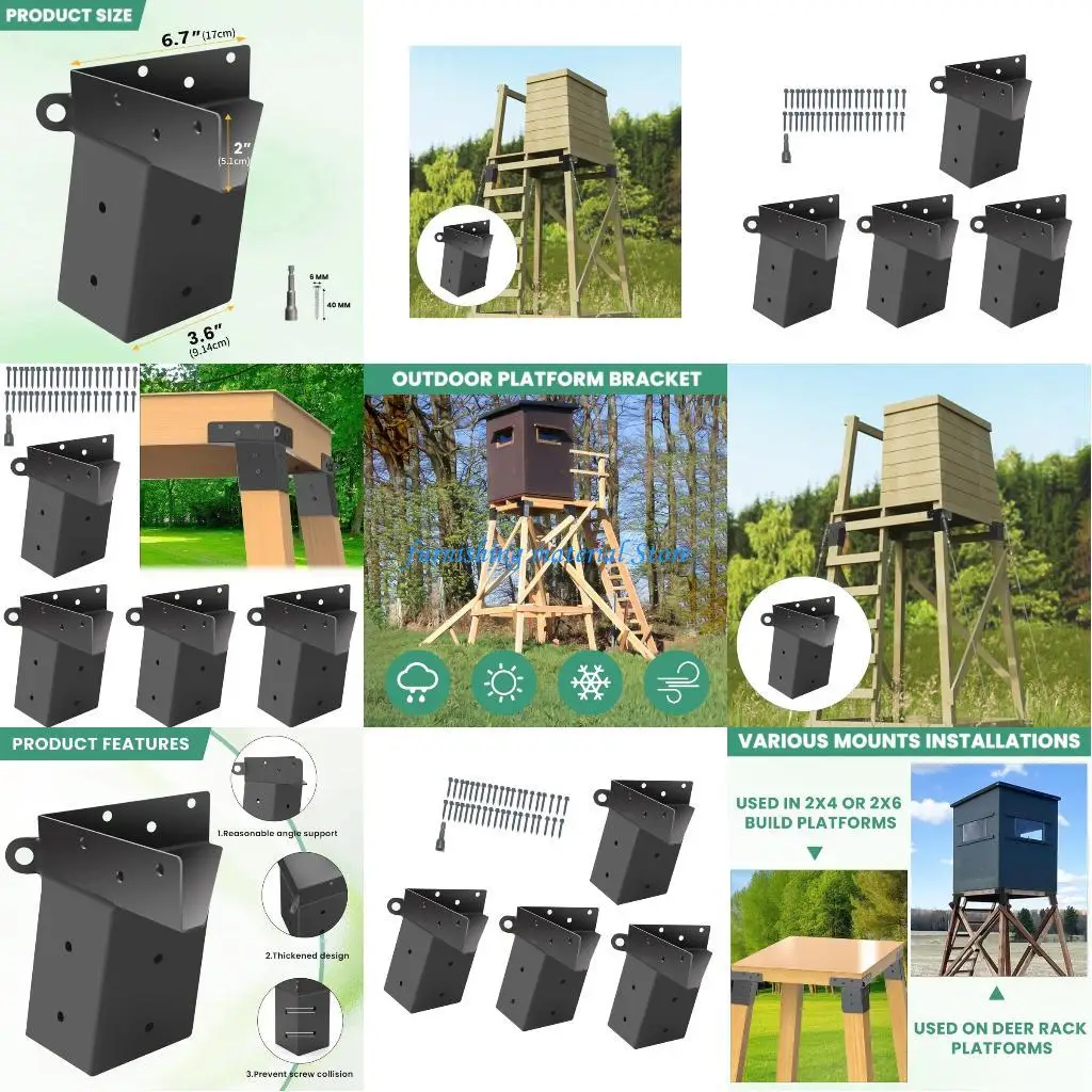 

Y5GD Набор из 4 усиленных кронштейнов для устойчивости универсальных наружных платформ