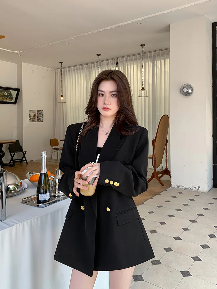 Manteau femme pardessus femme cintré saison Preppy Bf uniforme japonais soutien-gorge littéraire chinois abricot glands floraux