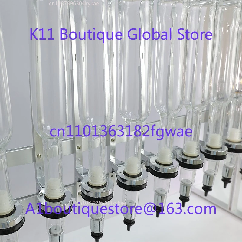Bulk Perfume Bar, Twelve-head Packer, Perfume Aromatherapy Set, Glass Inline Display Stand.