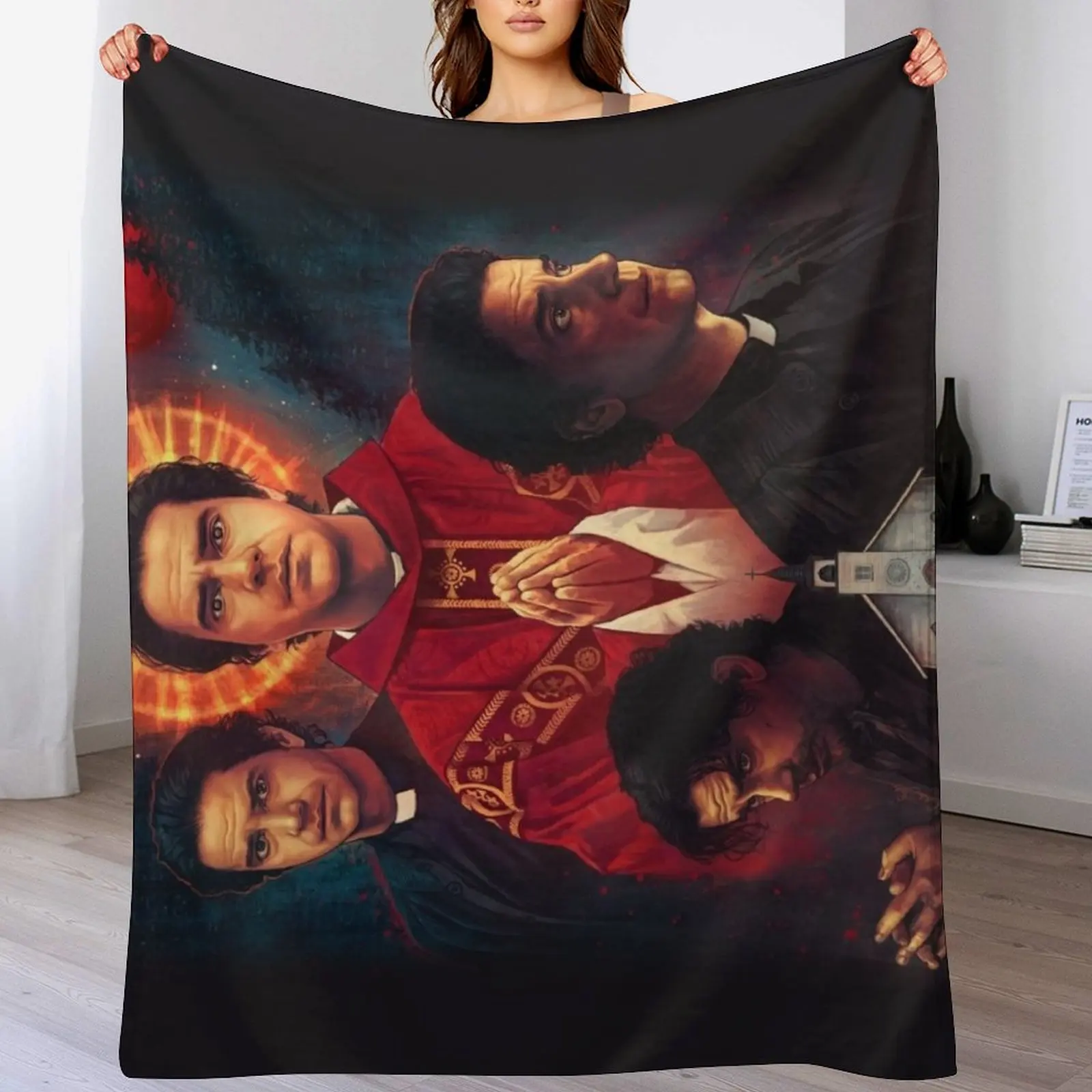 

Father John Throw Blanket