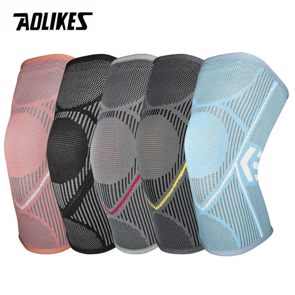 AOLIKES Compression Knee Brace for Women & Men - 2 Pack Knee Brace for Women Running Knee Pain, Knee Support Compression Sleeve