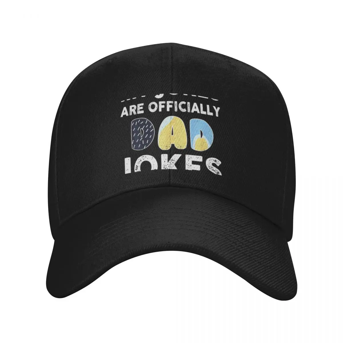 

My Jokes Are Officially Dad Jokes Fun Dad Jokes Baseball Cap Horse Hat sailor cap for men Sunhat Women Beach Fashion Men's
