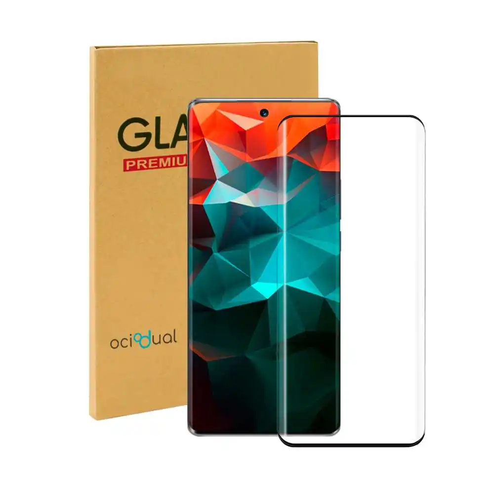 Curved Glass Screen Protector Compatible with Honor Magic5 Pro, Premium 2.5D 9H 0.3mm Tempered Crystal with Glue on the Edges