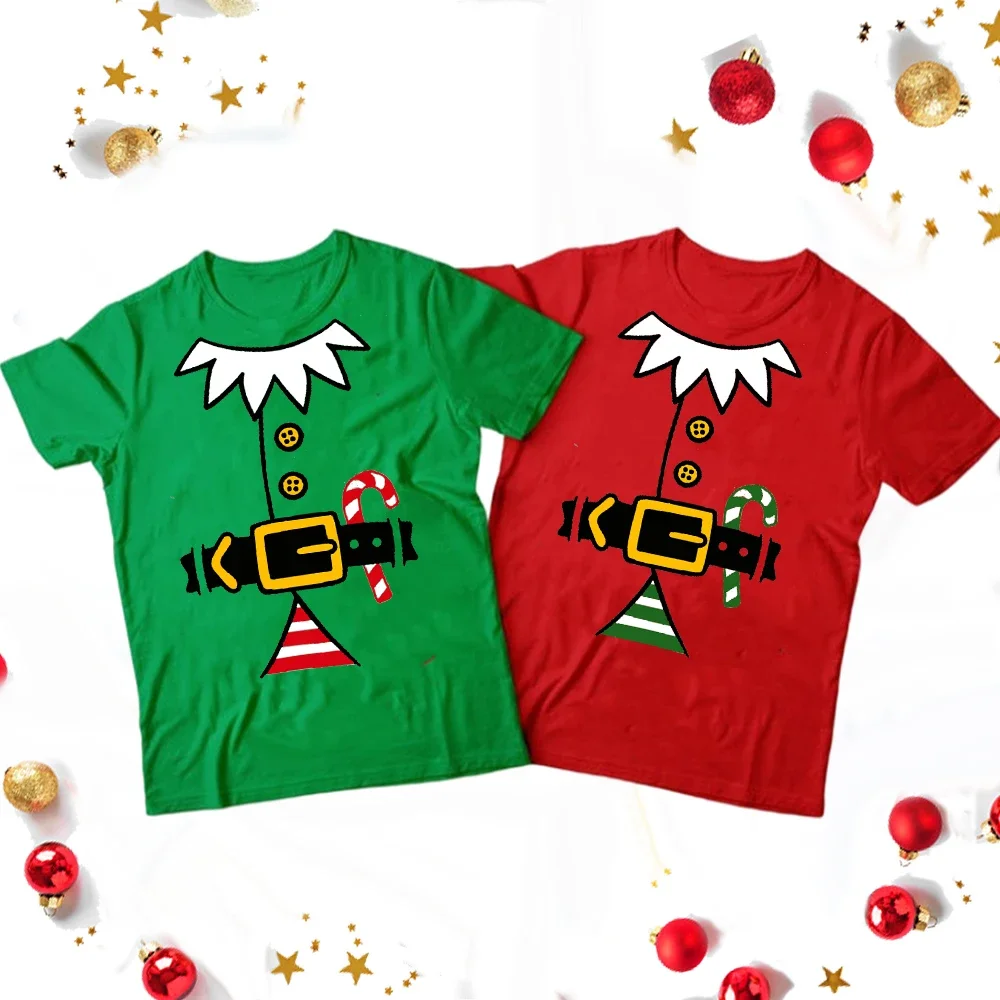 

Santa's Belt Printed Child Shirts Christmas Party Kids Outfit T-shirt Girls Boys Xmas Outfit Shirt Kids Holiday Clothes Cutr Tee
