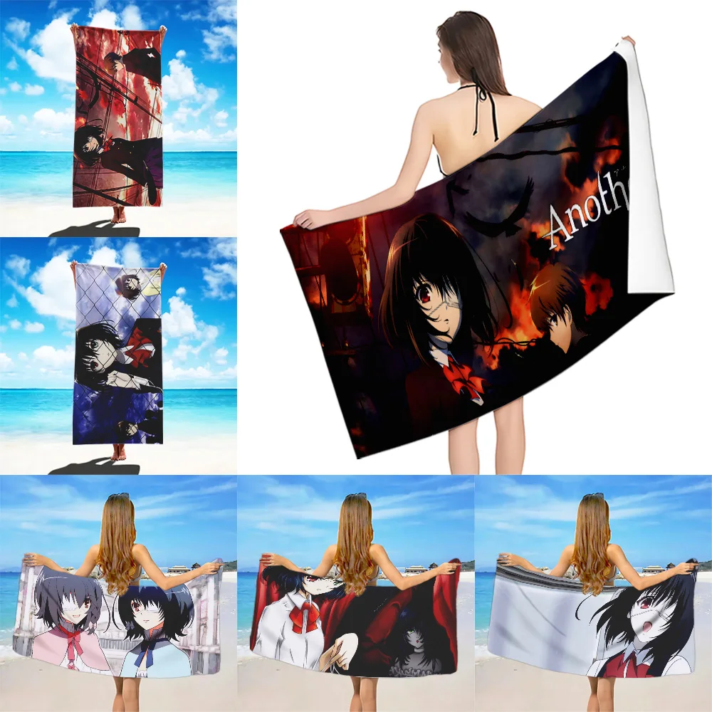 

A-Anime A-Another Beach Towel Microfiber Sand Free Quick Dry Soft Sandproof Pool Towels Gift for Women Travel Gym Shower Camping